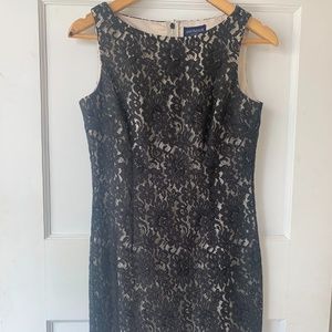 Ann Taylor Black Lace Dress